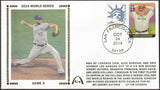 ADD Wade Davis Autograph to 2014 World Series Game 3 Gateway Stamp Cachet Envelope Cover