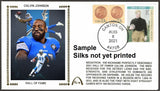 Calvin Johnson Unsigned Hall Of Fame Refundable Deposit Gateway Stamp Envelope Commemorative Cachet - Detroit Lions