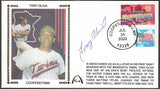 Tony Oliva Hall Of Fame HOF Autographed Gateway Stamp Commemorative Cachet Envelope