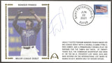 Wander Franco DINGED Major League Debut Autographed Gateway Stamp Envelope - Tampa Bay Rays
