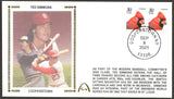 Ted Simmons Un-Signed Hall Of Fame Gateway Stamp Envelope w/ Cooperstown Postmark - St. Louis Cardinals & Milwaukee Brewers