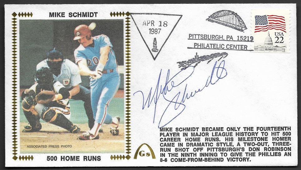 Mike Schmidt on 500th home run