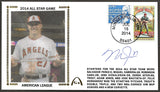 Mike Trout MLB Authenticated Autograph 2014 All Star MVP Gateway Stamp Commemorative Cachet Envelope