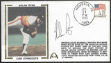 Nolan Ryan Autographed 4,000 Strikeouts Gateway Stamp Commemorative Cachet Envelope