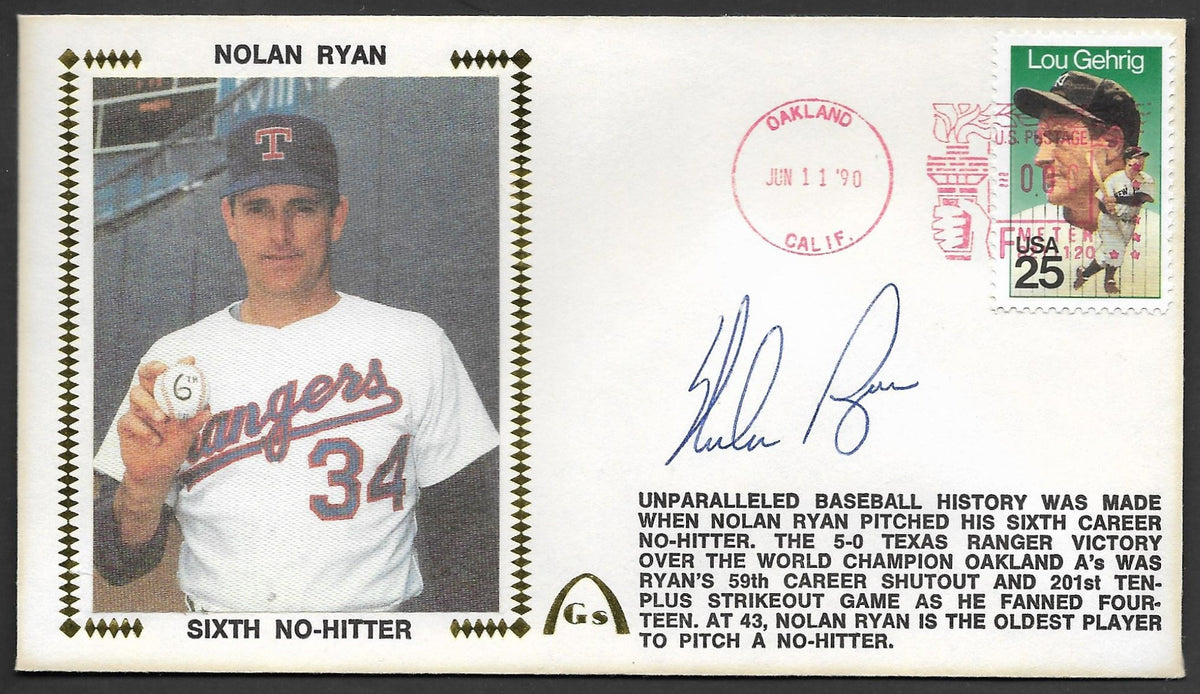 Nolan Ryan pitches sixth career no-hitter 
