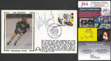 Phil Esposito JSA Autographed Canada Post First Day Of Issue - NHL 75th Anniversary Gateway Stamp Envelope