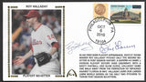 Roy Halladay & Don Larsen Autographed Playoff No Hitter Gateway Stamp Commemorative Cachet Envelope