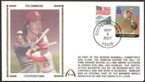 Ted Simmons Un-Signed Hall Of Fame Gateway Stamp Envelope w/ Cooperstown Postmark - St. Louis Cardinals & Milwaukee Brewers