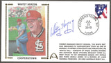 Whitey Herzog Autographed Hall Of Fame Gateway Stamp Envelope - HOF