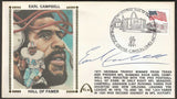 Earl Campbell Autographed Pro Football Hall Of Fame Gateway Stamp Envelope - Houston Oilers