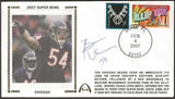 Brian Urlacher Autographed Super Bowl 41 XLI Gateway Stamp Cachet Envelope Cover - Chicago Bears