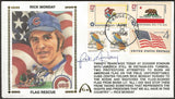 Rick Monday Autographed Flag Rescue 20th Anniversary Gateway Stamp Cachet - Chicago Cubs
