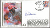 Rod Carew Signed Elly De La Cruz Stolen Base Record Gateway Stamp Commemorative Cachet Envelope