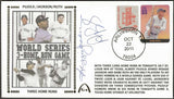 Albert Pujols & Reggie Jackson Autographed 3 Home Run World Series Games Gateway Stamp Cachet Cover Envelope