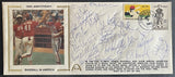 Barry Larkin + Mark McGwire + Will Clark + Bobby Witt + 17 Autographed 1984 Team USA Olympic Baseball Gateway Stamp Cachet Envelope
