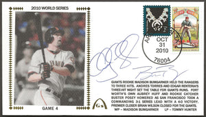 Buster Posey & Aubrey Huff ADD Autographs to 2010 World Series on Game 4