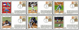 2020 World Series Set of 6 Gateway Stamp Cachet Commemorative Envelopes Los Angeles Dodgers vs Tampa Bay Rays