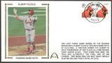 Albert Pujols Autographed Passing Babe Ruth Gateway Stamp Cachet Envelope Cover