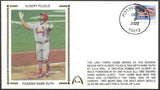 Albert Pujols UN-signed Passing Babe Ruth Gateway Stamp Cachet Envelope Cover - St. Louis Cardinals