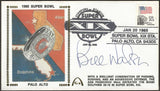 Bill Walsh Autographed Super Bowl 19 XIX Gateway Stamp Cachet Envelope Cover - San Francisco 49'ers