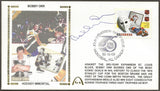 Bobby Orr Autographed w/COA Correct-Variation NHL 75th Anniversary Canada Post First Day Of Issue
