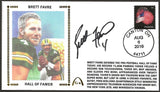 Brett Favre Autographed Hall Of Fame Gateway Stamp Commemorative Cachet Envelope - Green Bay Packers