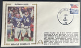 Frank Reich & Steve Christie UnSigned Buffalo Bills Miracle Comeback Gateway Stamp Commemorative Cachet Envelope