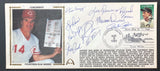 Ken Griffey, Pete Rose, Eric Davis, Tom Browning & 6 Other Cincinnati Reds Players Autographed 14-Run Inning Gateway Stamp Envelope