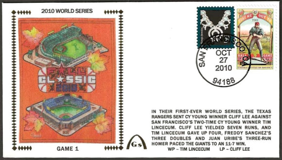 Ron Washington World Series Autographs Gateway Stamp Envelope - Texas Rangers