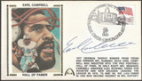 Earl Campbell Autographed Pro Football Hall Of Fame Gateway Stamp Envelope - Houston Oilers