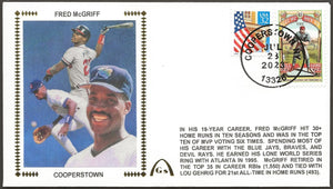 Fred McGriff Hall Of Fame UN-Signed Gateway Stamp Envelope