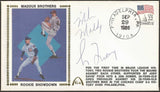 Greg Maddux & Mike Maddux Autographed Rookie Brothers Matchup Gateway Stamp Envelope