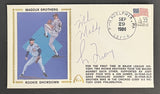 Greg Maddux & Mike Maddux Autographed Rookie Brothers Matchup Gateway Stamp Envelope