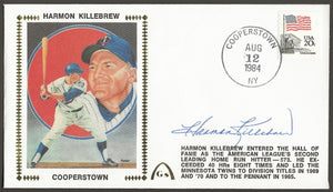 Harmon Killebrew Autographed Hall Of Fame Gateway Stamp Commemorative Cachet Envelope