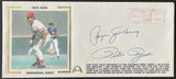 Pete Rose & Ryne Sandberg Autographed Rose Managerial Debut Gateway Stamp Cachet Envelope