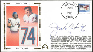 Jimbo Covert Autographed Hall Of Fame Gateway Stamp Cachet Envelope Cover