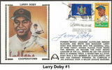 Larry Doby Autographed Hall Of Fame Gateway Stamp Cachet Commemorative Envelope - HOF Cleveland Indians
