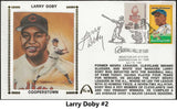 Larry Doby Autographed Hall Of Fame Gateway Stamp Cachet Commemorative Envelope - HOF Cleveland Indians