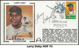 Larry Doby Autographed Hall Of Fame Gateway Stamp Cachet Commemorative Envelope - HOF Cleveland Indians