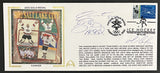 Mario Lemieux + Joe Sacic + Rob Blake Autographed 2002 Team Canada Olympic Gold Gateway Stamp Cachet Envelope