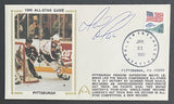 Mario Lemieux JSA Autographed 1990 All Star Game Gateway Stamp Envelope - Pittsburgh Penguins