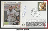 Miguel Cabrera Autographs on Gateway Stamp Commemorative Cachet Envelopes