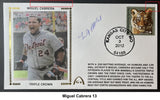 Miguel Cabrera Autographs on Gateway Stamp Commemorative Cachet Envelopes