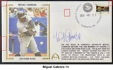 Miguel Cabrera Autographs on Gateway Stamp Commemorative Cachet Envelopes