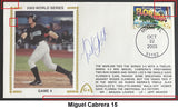 Miguel Cabrera Autographs on Gateway Stamp Commemorative Cachet Envelopes