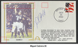 Miguel Cabrera Autographs on Gateway Stamp Commemorative Cachet Envelopes