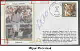 Miguel Cabrera Autographs on Gateway Stamp Commemorative Cachet Envelopes