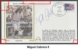 Miguel Cabrera Autographs on Gateway Stamp Commemorative Cachet Envelopes