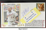 Miguel Cabrera Autographs on Gateway Stamp Commemorative Cachet Envelopes