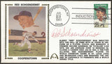 Red Schoendienst Autographed Hall Of Fame Gateway Stamp Commemorative Cachet Envelope (Copy)